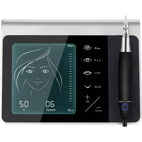 Professional Tattoo Gun Semi-Permanent Makeup Computer Panel Control Tattoo Machine Use For Eyebrows Eyeline Lip Tattoo Beauty