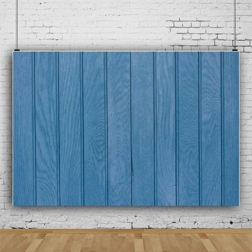 Simple Dark Blue Plank Style Background Portrait Photography Artistic Photos Decors Backdrops Studio Prop Accessories