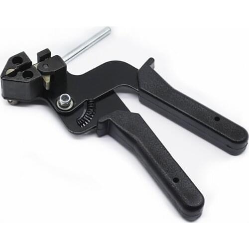 Self-Locking Stainless Steel Cable Tie Gun Steel Tie Fasten Tools Cable Tie Tensioning Tool Max Width 12MM Max Thickness 0.3MM