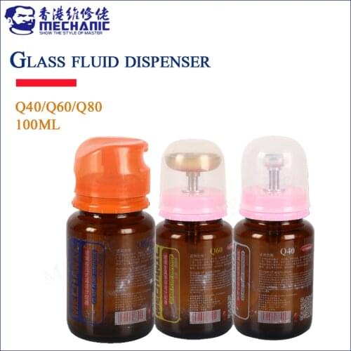MECHANIC Glass fluid dispenser 100ML Liquid Cleaner Bottle Alcohol Bottle Phone Screen Repair Remover Cleaner Bottle Dispenser