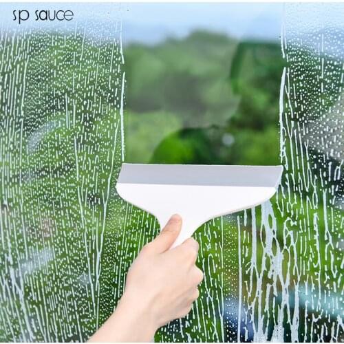 Japanese Window Glass Cleaning Brush Multifunctional TPR Scraper Spatula Household Cleaning Tools Kitchen Bathroom Gadget