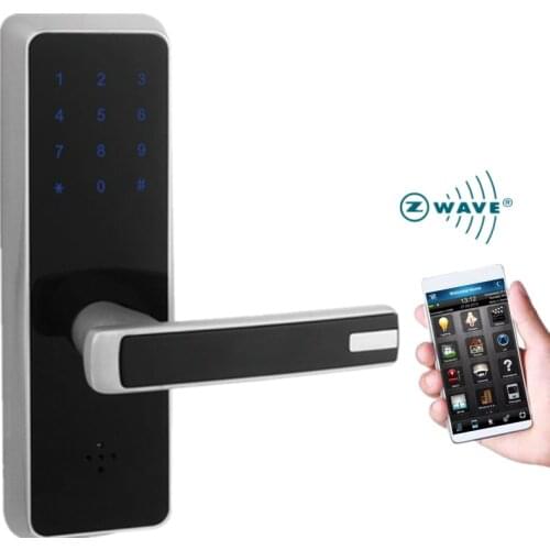 Z-wave APP electronic Smart Door Lock,security digital code Card unlock for home Apartment or Hotel airbnb