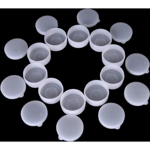 10/50Pcs 10g Refillable Empty Cream Jar Makeup Sample Bottle Cosmetic Container Plastic Sample Jars Bottle