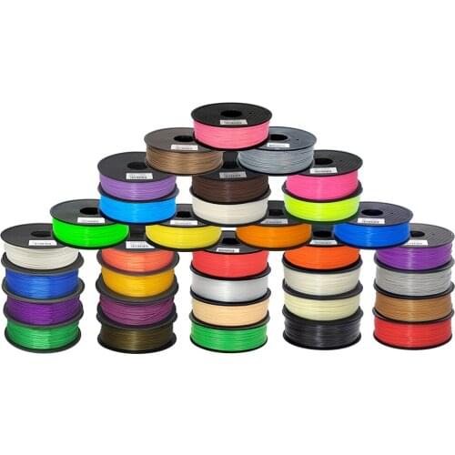 Anet high quality 1kg/roll 1.75mm ABS/PLA filament led fit for a6 a8 e10 e12 universal 3d pen&3d printers parts