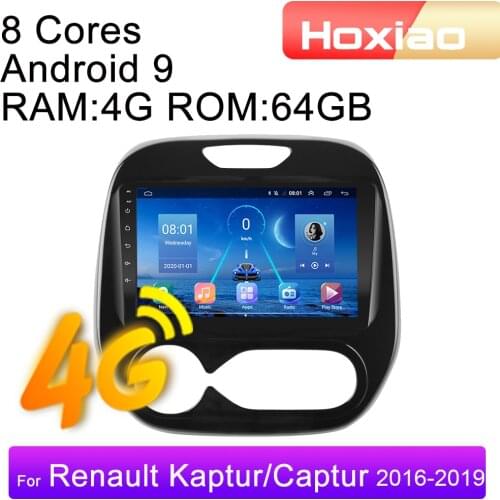4 G Android 9 2din Car Radio multimedia video player For Renault Kaptur Captur 2016 2017 2018 2019 navigation GPS audio 2 DIN