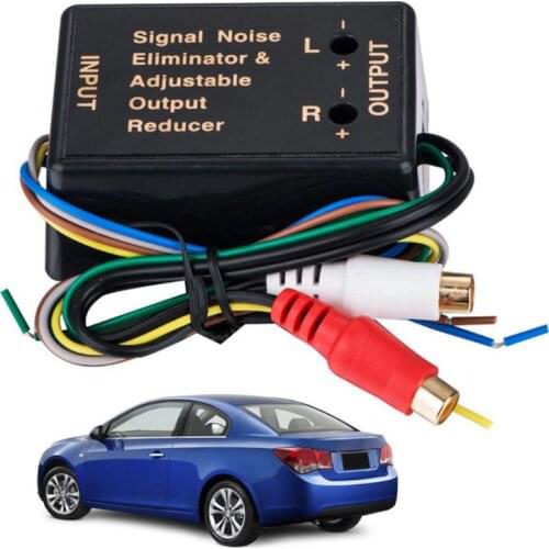 Car Amplifier Bass High Frequency to Low Frequency Converter RCA Level Control