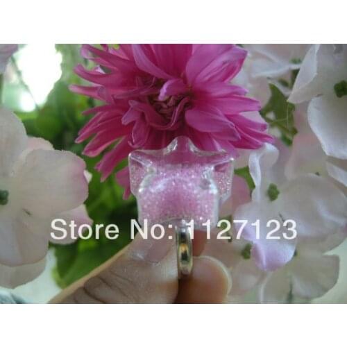 Free shipping!30Set Stellate Glass Cover Rings,Glass Globe Bubble Vial rings,Glass Cover Vials,Liquid Rings,wishing bottle rings