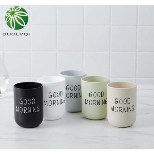 Nordic Style Water Cups Eco-friendly Brief Durable Cups Multiused Coffee Mugs Milk Tea Drinks Cups Practical Household Drinkware