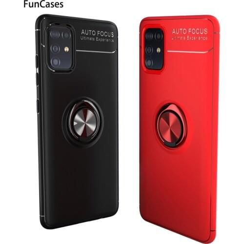 Magnetic Function Telephone Mobile Cases For capa Samsung A51 4G Soft TPU Protector Cover Capinha Samsung Galaxy coque A51 4G