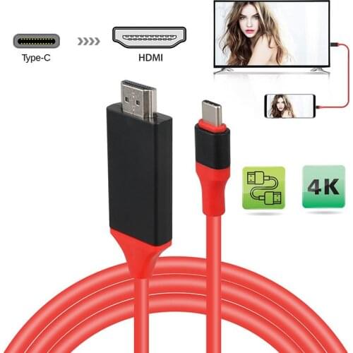 For Samsung Galaxy S9 S9 Note 9 PC Display Mobile Phone Adapter Cable Type C to HDMI-compatible HDTV AV TV Cable Adapter