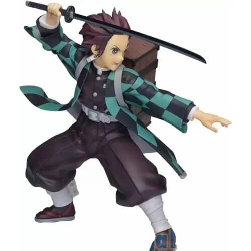 Demon Slayer Kimetsu No Yaiba Kamado Tanjirou Agatsuma Zenitsu Inosuke Hashibira Figure Collectible Model Toy