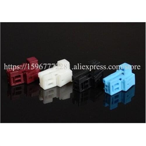 20SET car female Connector cable Terminal jacket auto female socket 2 pin Connector automotive plug audio plug