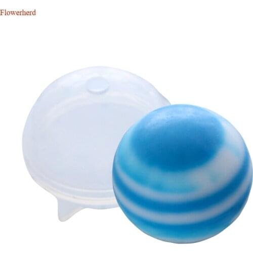 Round Ball Soap Mold DIY Handmade Soap 3d Ball Soft Silicone Mold Homemade Candle Soap Mold Chocolate Candy Mold Plaster Mold