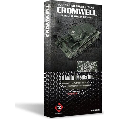 Piececool 3D Metal Puzzle CROMWELL tank Model kits DIY 3D Laser Cut Assemble Jigsaw Toys GIFT