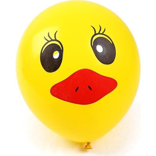 20pcs Cute Yellow Duck Latex Balloons Childrens Classic Toys Air Balloons Birthday Party Decoration Kids 12 Inch