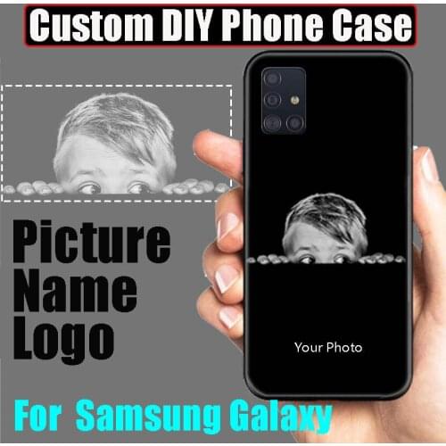 Customized DIY Soft Case For Samsung Galaxy NOTE 20 Pro A01 A11 A21 A21S A41 A51 A71 M21 A91 A20S A20 A10 A10S A80 Custom Cover