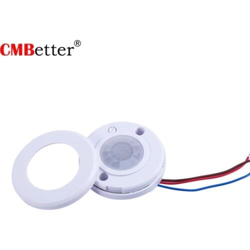 Newest 110V-240V 360 Degree 50/60Hz Security Pir Motion Movement Sensor Detector Switch Infrared Motion Sensor Switch max 200w