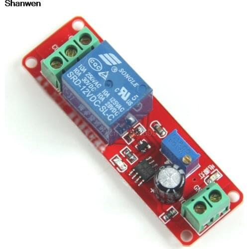 New DC 12V Delay Timer Switch Adjustable Module 0 to 10 Second