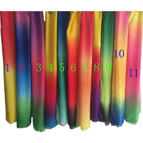 New belly dance veil hand thrown 100% Silk 200cm 250cm 270cm Kids Adults Stage Performance prop