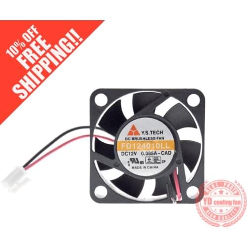 NEW Y.S.TECH FD124010LL 4010 12V 0.085A 4CM silence cooling fan