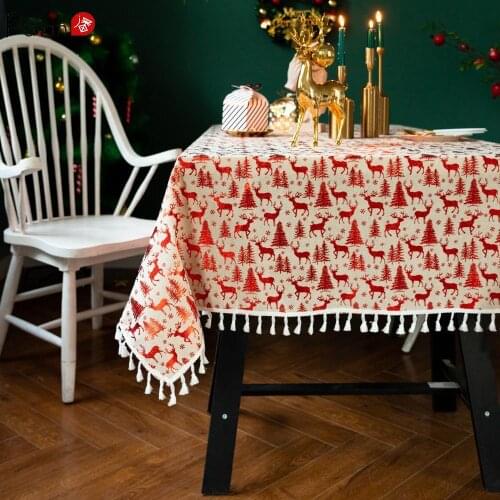 Pa.an Linen Tablecloths On The Table