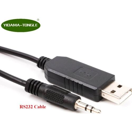 USB RS232 to 3.5mm Serial Converter Adpater Mini Audio jack Stereo Plug cable