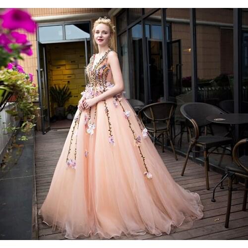 Rhinestone flower vine full beading fairy gown Medieval dress Renaissance gown Sissi princess dress Victorian /Marie Belle Ball