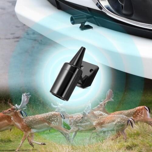 1 Piece Bell Automotive Black Animal Deer Warning Alarm For fixed Gear Bicycle Car Forest Driving