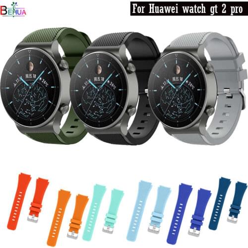 22mm Sport WatchBand For Huawei Watch GT 2 Pro / GT2 46mm Strap Smart Replacement For Honor watch GS PRO Wristband Accessories