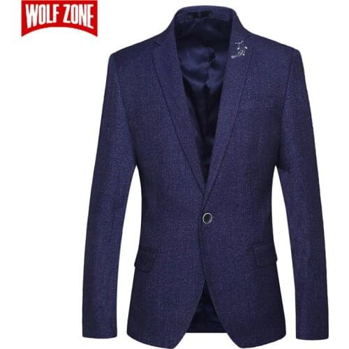 WOLF ZONE Mens Wedding Blazers