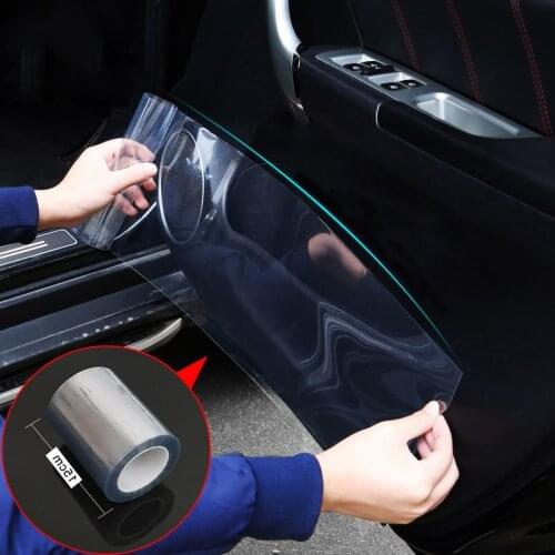 Car Styling 15cmx100cm Protective Film Car Bumper Hood Paint Protection Sticker Anti Scratch Clear Transparence Film Accessories