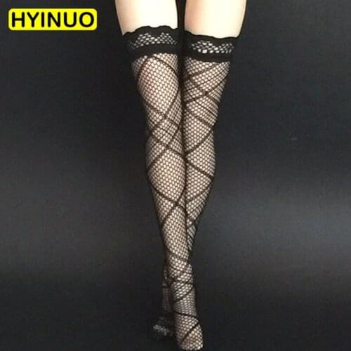 1/6 Scale Sexy Suit Womens Lace Stockings Female Stockings Fishnet Socks Clothes Clothing Set For 12" Female Figure Body Doll