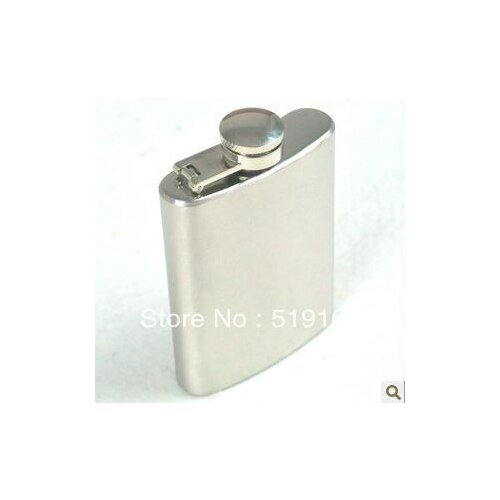 2PCS/LOT Portable 3.5OZ Liquor Rectangle Hip Flask Wine Pot Flagon with Funnel