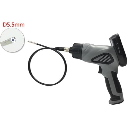 3.5 Inch Screen 5.5mm/8.5MM/9mm Dual Lens AV Hanheld Endoscope HD CMOS Borescope Inspection Otoscope Digital Microscope