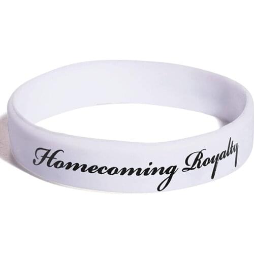 300pcs Homecoming Royalty Spirit Silicone Wristbands Bracelets Free Shipping by DHL