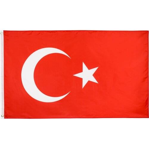 60x90cm/90x150cm TUR Turkey Flag 2x3ft/3x5ft The National Banner