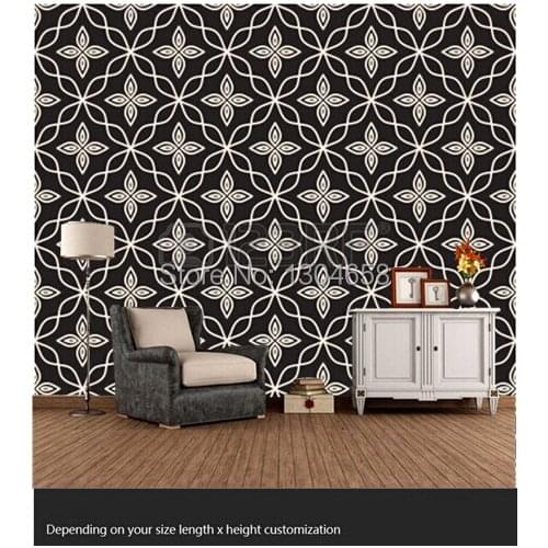 Free shipping custom pattern mural living room sofa bedroom TV background wallpaper Wallpaper