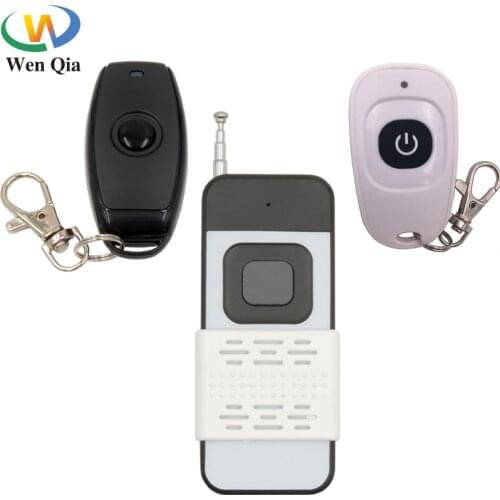Wireless Universal 433 Mhz RF Remote Control 1 Button Controller Garage Gate Door Opener No Clone EV1527 Learning Code Car Key