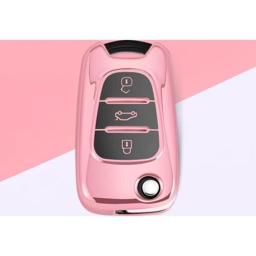 Key cover new TPU for Hyundai i30 i40 IX25 Creta IX35 HB20 Solaris Elantra Accent for Kia K2 K5 Rio Sportage car key case
