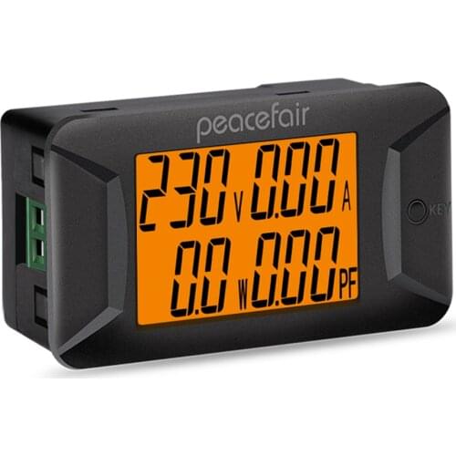 AC 40-400V 0-100A Digital Multimeter Ammeter Voltmeter Voltage Current Power Meter Tester Power Factor Meter PZEM-028 PZEM-026