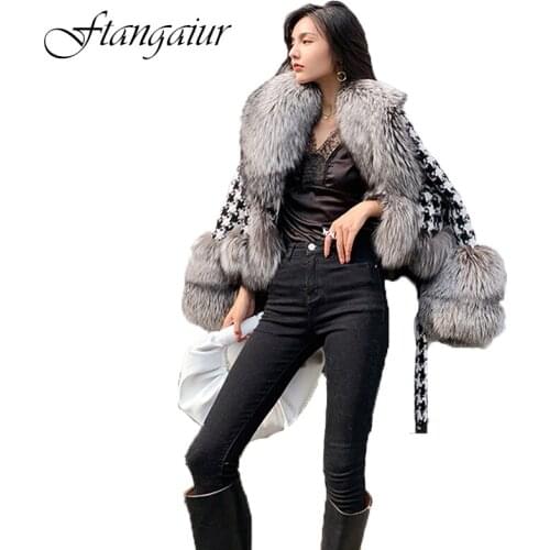 Ftangaiur Fox Fur Coats