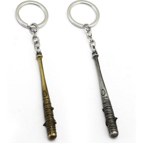 The Walking Dead Keychain Baseball Bat Lucille Key Metal Chain Ring Holder Women Men Gift Jewelry Chaveiro llaveros Porte Clef
