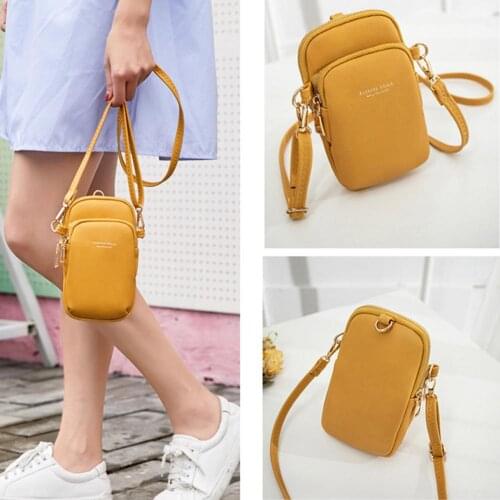2019 New Women Wallet Multi Pocket Big Card Holders Wallet Handbag Purse Clutch Crossbody Shoulder Bag Phone Purse