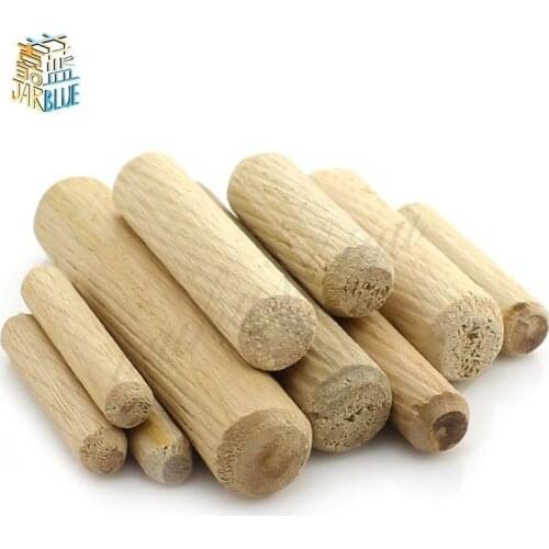 M6/M8/M10*L mm Wooden Dowel Cabinet Drawer Round Fluted Wood Craft Dowel Pins Rods Set Furniture Fitting wooden dowel pin