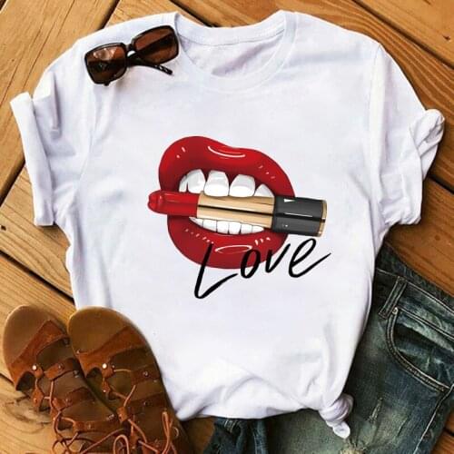 New Women T-shirt Harajuku Ullzang Kawaii Top Female T Shirts Summer Streetwear Comfortable O-Neck Ladies Clothes