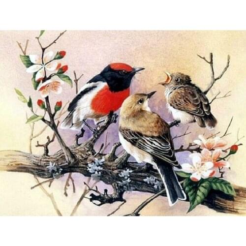 NEW Diy diamond painting cross stitch kits full 5D diamond embroidery flowers birds icon diamond mosaic picture Home Decoration