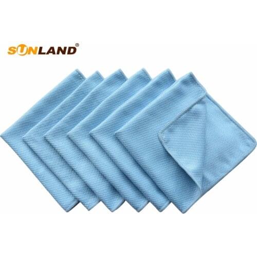 Microfiber Polishing Cleaning Towel Glass Stainless Steel Shine Cloth Window Windshield cloth 40cmx60cm 30 Pieces