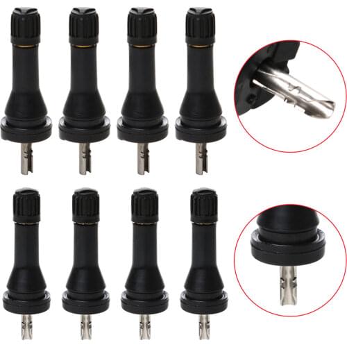 TPMS Rubber Snap in Valve Stems Caring Personal Cars Accessories for Mazda Nissan Renault Chrysler Fiat Pack of 4