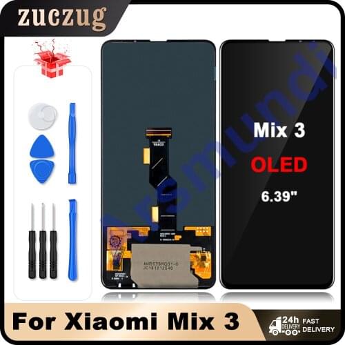 6.39" OLED For Xiaomi Mi Mix 3 Mix3 LCD Display Touch Screen Digitizer Assembly For Xiaomi Mix 3 Mix3