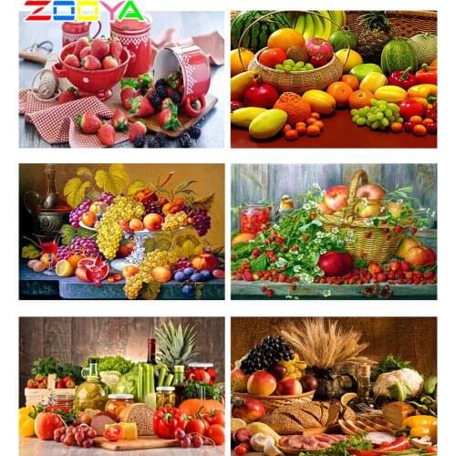 5D Diy New Arrivals Cross Stitch Crystal Diamond Painting Fruit Diamond Embroidery Diamond Mosaic Paintings Decor Craft 6Jm011